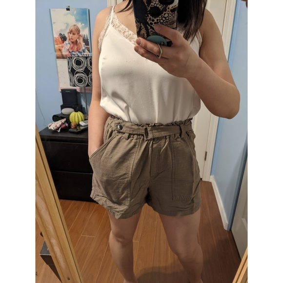 3/$20! Dynamite Paperbag Belted Shorts - Picture 5 of 12